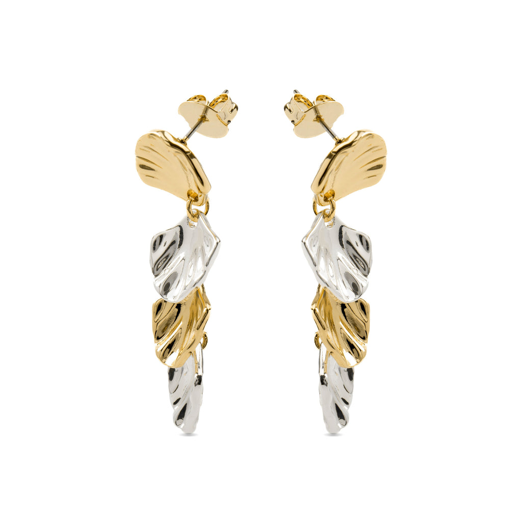 Pendientes acabado oro 18k - Toscel
