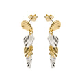 Pendientes acabado oro 18k - Toscel