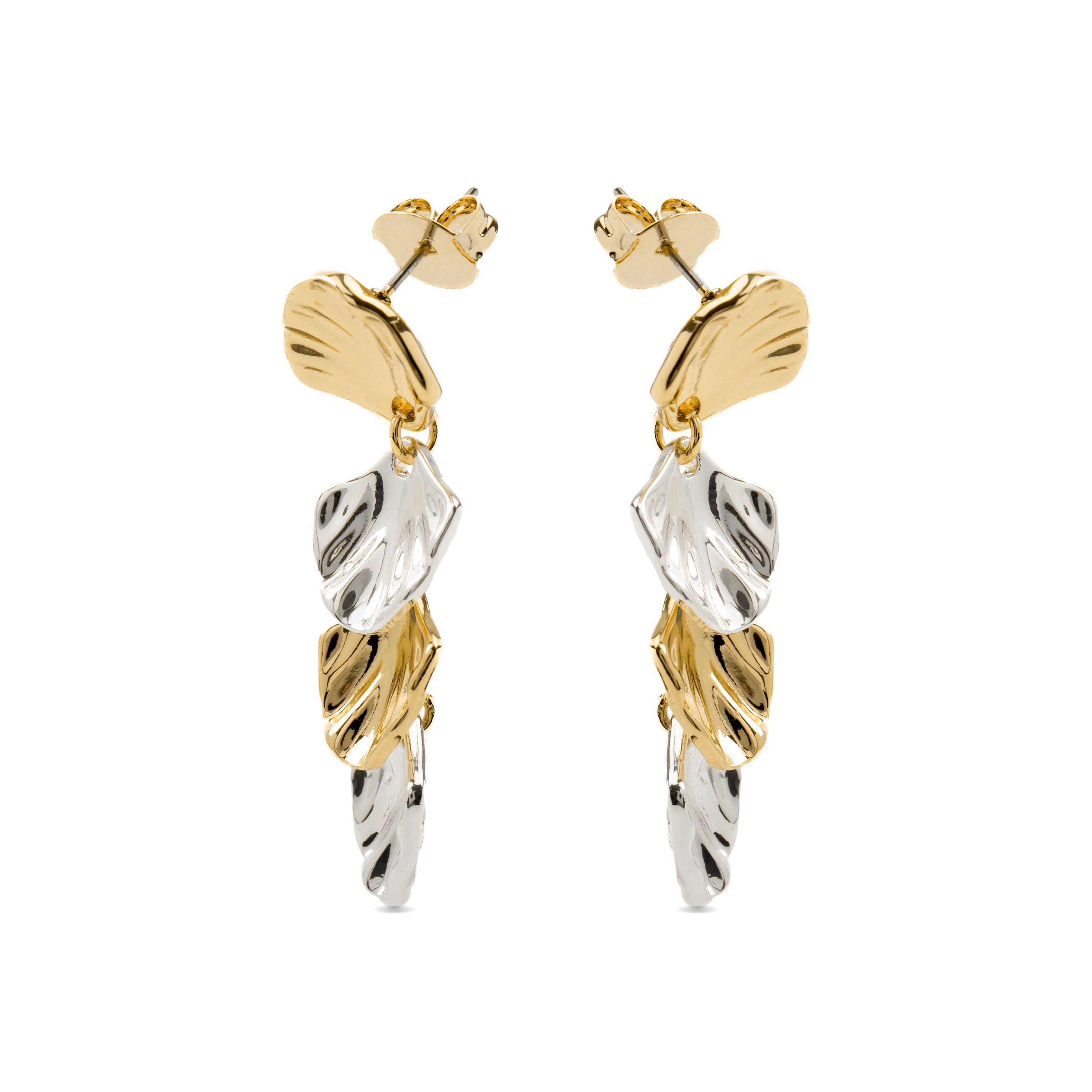 Pendientes acabado oro 18k - Toscel