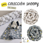TRENZA PROTECTORA CUNA & CAMA | Colección Especial SNOOPY Gris (Pre-Order)