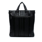 Nappa Intrecciato Tech Stripe Convertible Tote