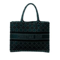 Medium Embroidered Velvet Cannage Book Tote