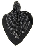 Tom Ford Silk Polka Dot Scarf — Black