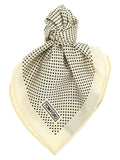 Tom Ford Polka Dot Silk Scarf — Cream