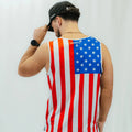 Sprints Mens Core Zero Running Tank - USA White