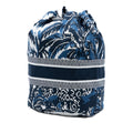 Technical Fabric Embroidered Palm Tree Toile de Jouy DiorTravel Drawstring Pouch