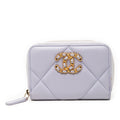 Quilted Lambskin 19 Zip Around Coin Purse