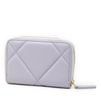 Quilted Lambskin 19 Zip Around Coin Purse