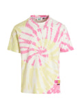 Gcds Tie-Dye Cotton T-Shirt — Pink