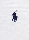Long Sleeve White Polo Shirt in Piquet Ralph Lauren Kids Cotton Tshirts And