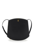 Florence Black Crossbody Bag With Magnetic Strap Closure Leather Woman