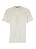 White RLXD SLIM TEE Silk Round Neck T-Shirt for Men Tshirts And Polo Shirts