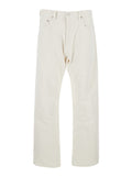 White Magnus Jeans Five-Pocket Cotton Men Regenerative