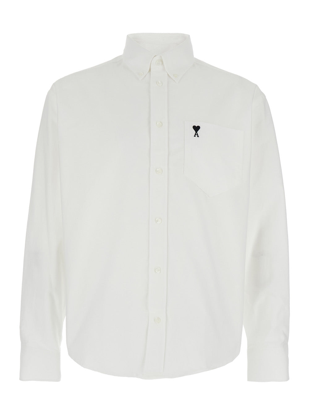 White Shirt with ADC Logo on the Front in Cotton Man And Blouses