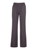 Tiete Pants with Elasticated Waist in Purple Viscose Blend for Women Violet Acetate Trousers