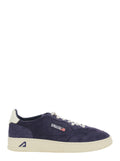 Medalist Blue Sneaker Low Top with Logo Patch on the Tongue and Suede Details Men Blu Cow