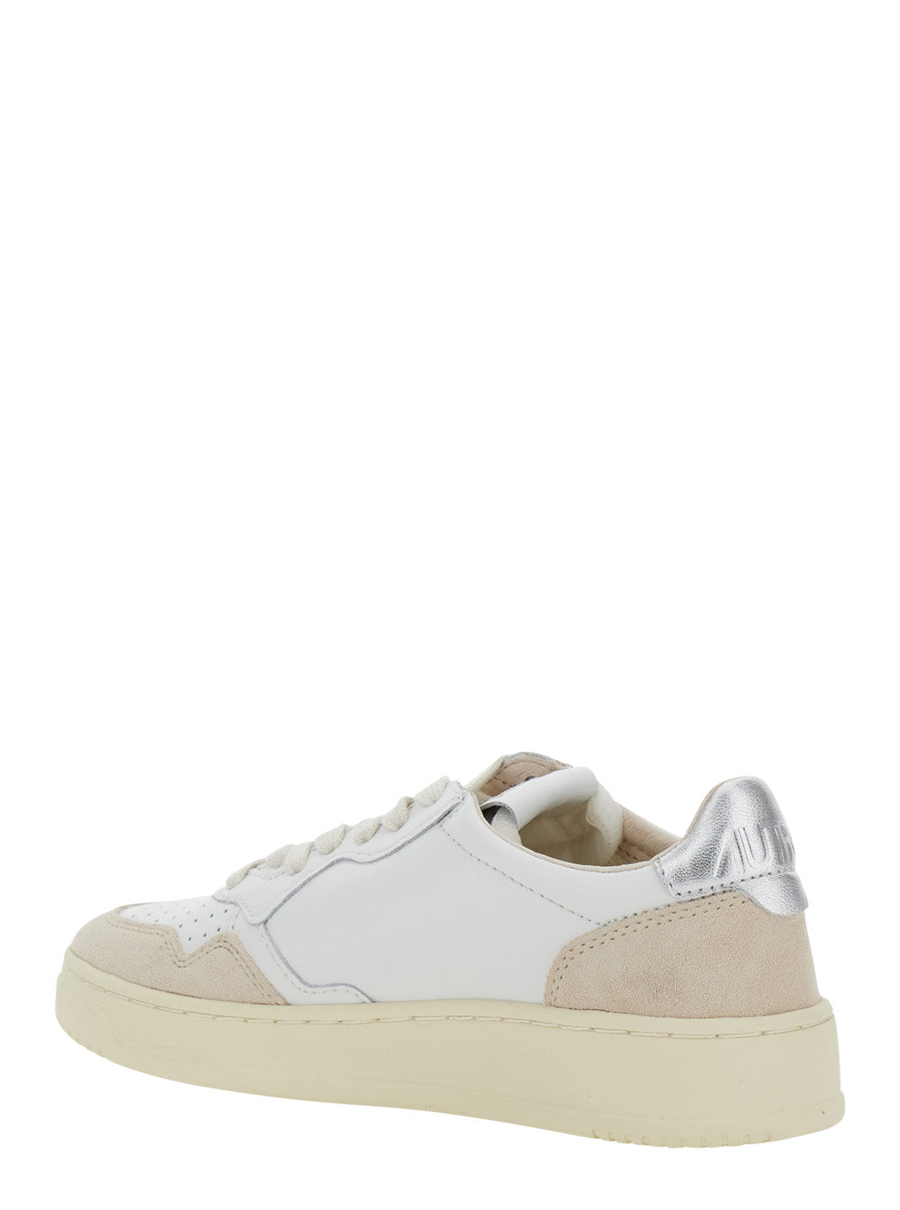 Sneaker Medalist Low Top With Logo Patch On Tongue And Side White Leather For Women - IT 35