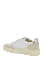 Medalist White Low Top Sneakers With Logo Patch On Tongue And Side Leather Blend Woman - IT 36