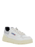 Clc White Low Sneakers With Logo Patch Leather Women