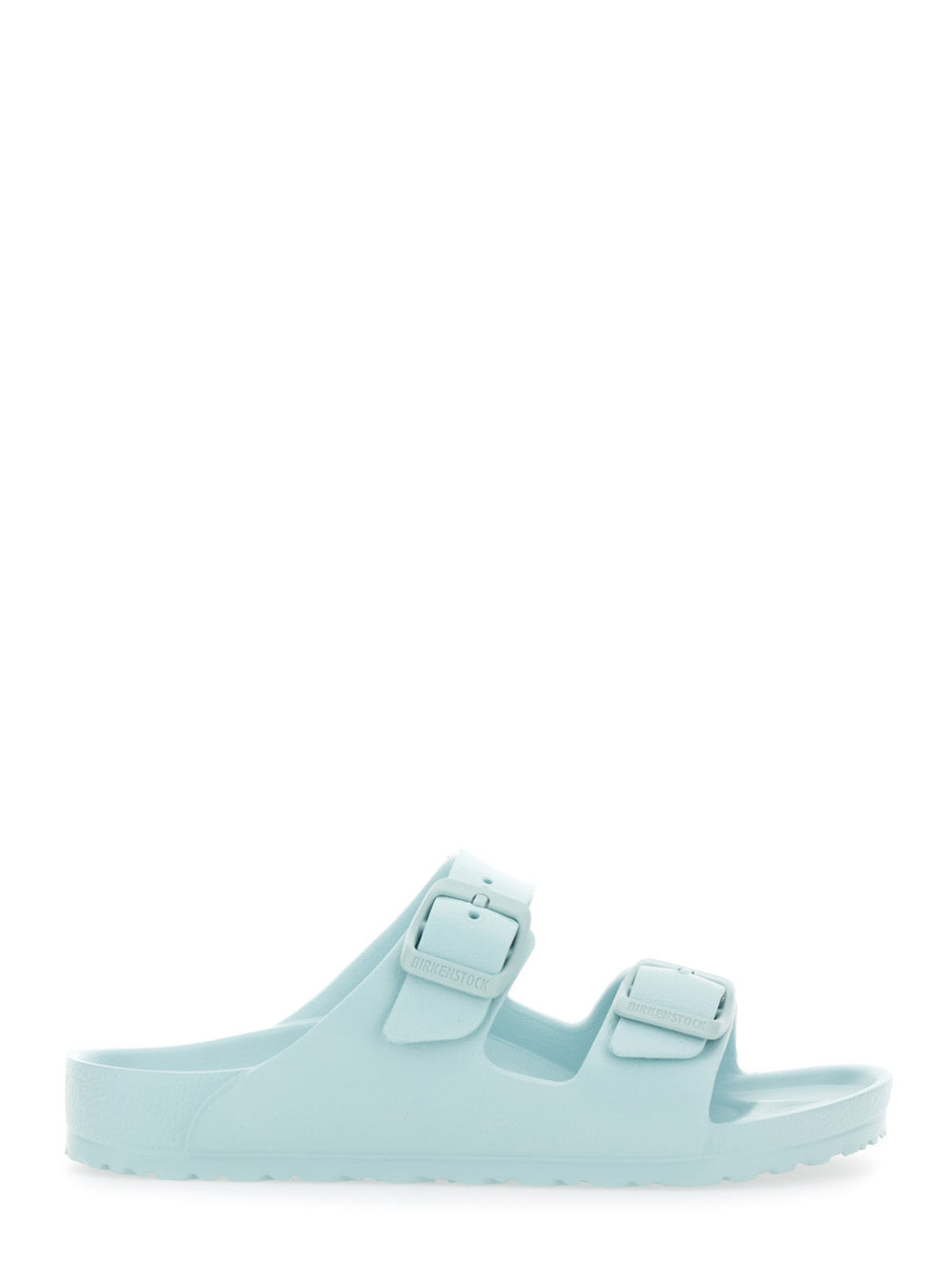 Arizona Sandals with Rounded Toe and Buckle Closure in Green for Kids Syntetchic Flat Shoes