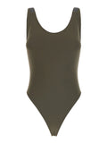 Costume Intero Green Polyamide Elastane Beachwear