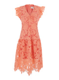 Gianna Robe Orange Polyester Dress