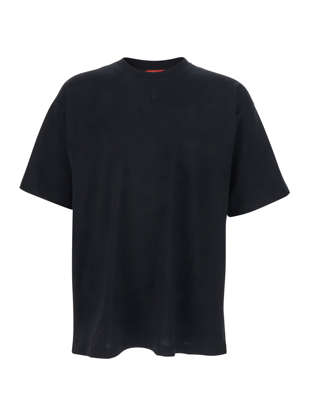 Black T-Shirt T-LUCIEN-IHBI with Logo Print on the Front in Cotton for Men Tshirts And Polo Shirts