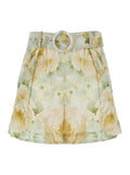 Shorts SIENNA with Multicolor Floral Print in Cotton for Women And Bermuda
