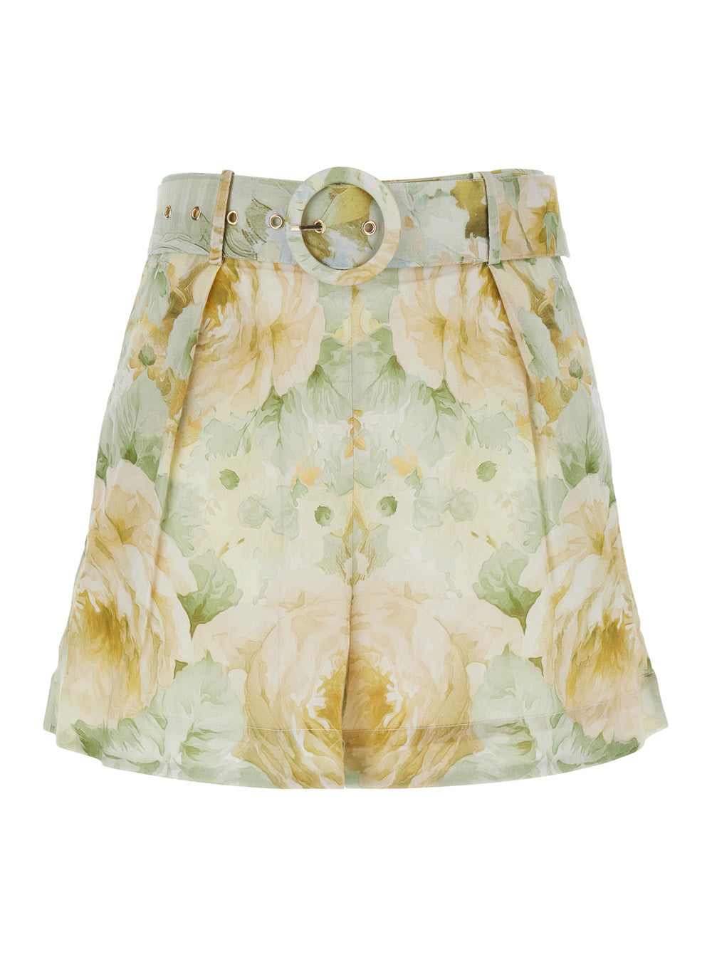 Shorts SIENNA with Multicolor Floral Print in Cotton for Women And Bermuda
