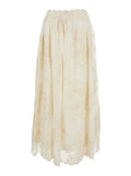 Dress MADDY with V-Neck and Lace Details in White Women Skirt