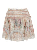 Dress Elena With Multicolor Print In Viscose Women Skirt