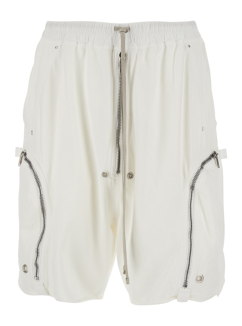 Bauhaus Pods Shorts White Cotton And Bermuda