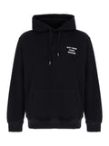 Hooded Sweatshirt DRÔLE DE MONSIEUR with Black Cotton Logo for Men Sweatshirts
