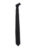 Tie with Back Knot Closure in Black Silk for Men Papillon And Ties