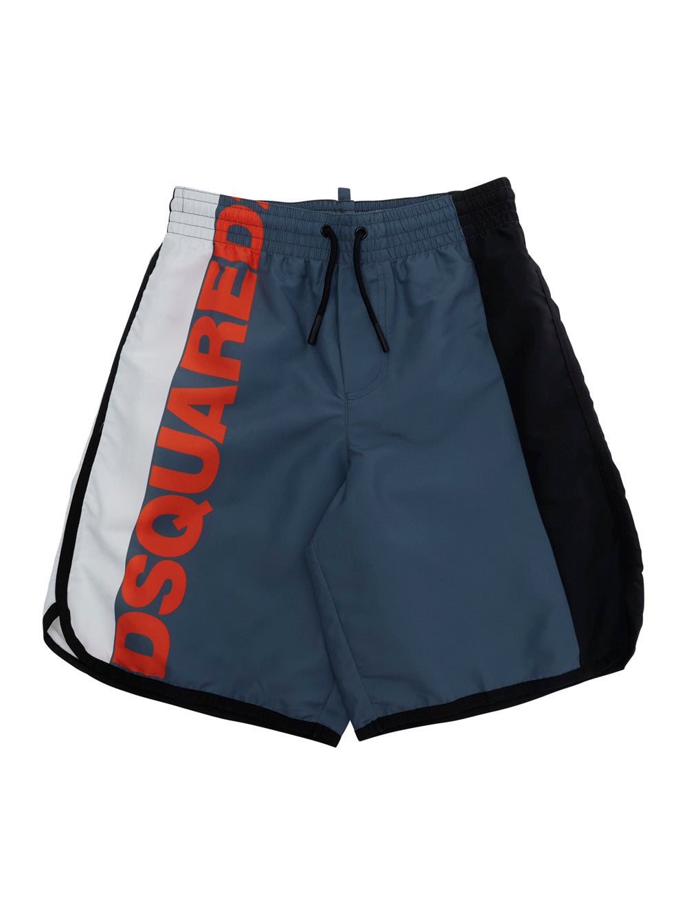 Gray SWIMSUIT Bathing Suit with Sporty Style Details in Polyester for Kids Grey Beachwear