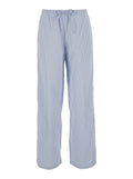 Pants Pajama String Blue Cotton And Nylon For Women Blu Trousers