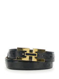 Black Belt Ct25s62e2110 With Leather Logo Detail