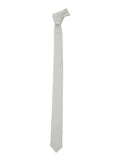 TIE 5.5 CM - White Silk for Men Papillon And Ties
