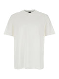 White T-Shirt with Logo Embroidery on the Front for Men Cotton Tshirts And Polo Shirts