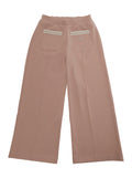 Pink Pants EG000641AF16133U4133 with logo detail and side pockets in Modal Polyester Blend for Women Elastane Trousers
