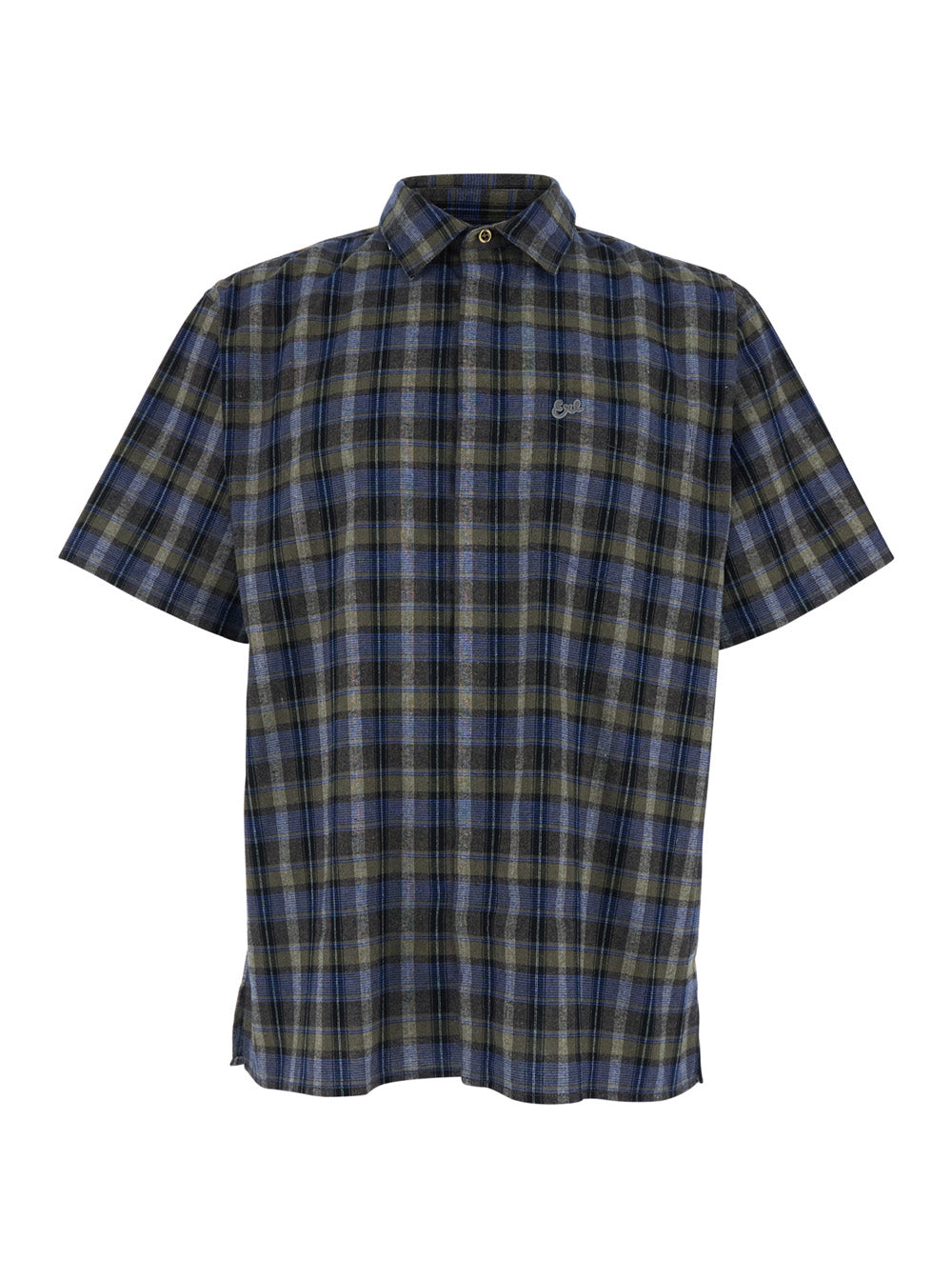 Gray Checkered Shirt ERL in Cotton Blend for Men Grey Polyester And Blouses