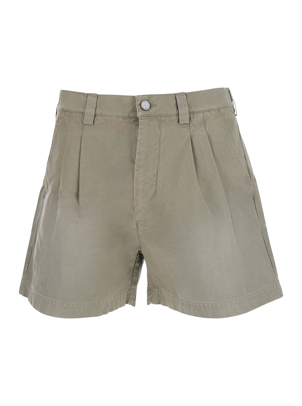 UNISEX SHORT WOVEN Grey Cotton And Bermuda