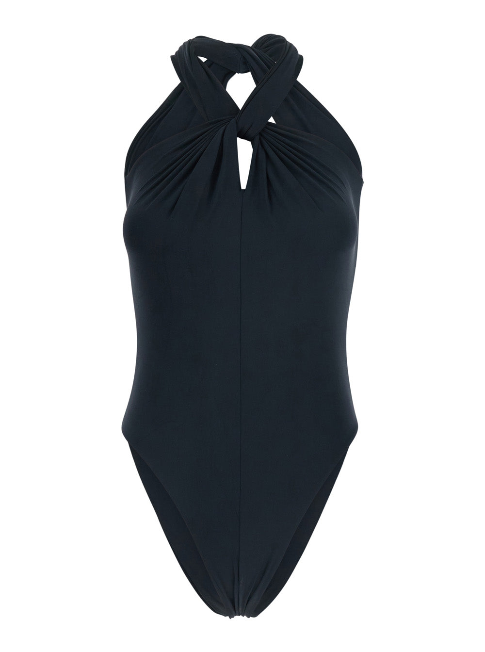 One-Piece Swimsuit One Piece Black With Shaped Details Polyamide Women Elastane Beachwear