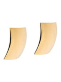 Emily Earrings with Gold Detail in Metal Metallic