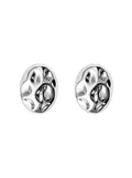 Earring Rock Earrings With Plated Metal Details Metallic