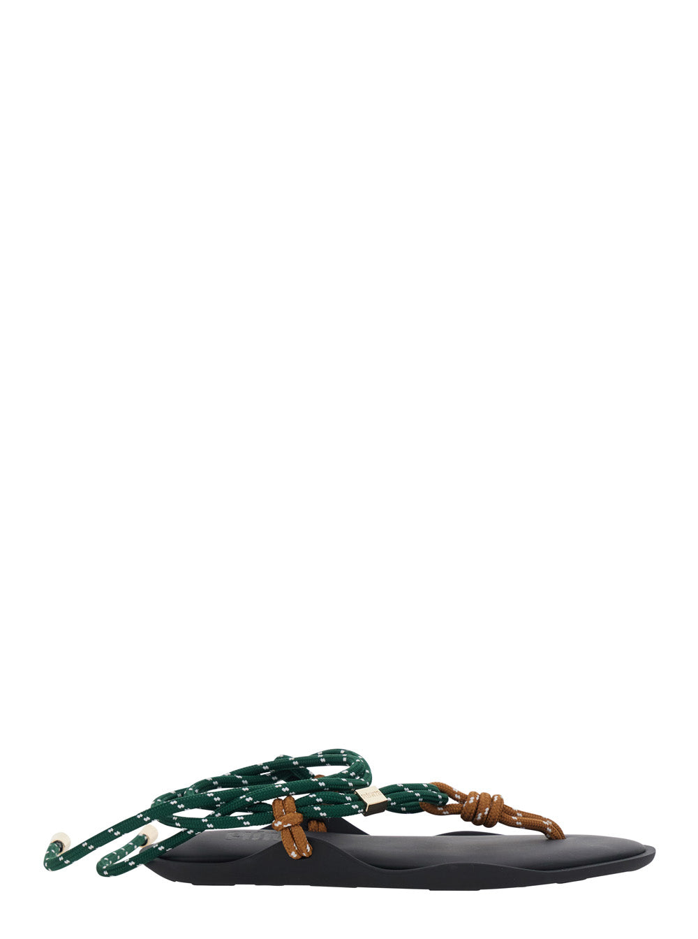 Flo Multicolor Sandals With Straps And Ankle Strap Leather Women Flat Shoes