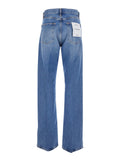 Jeans The Vertical with Five-Pocket Design in Blue Denim for Women Blu Cotton
