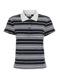 T-Shirt The Striped S-S Polo Multicolor With Collar And Short Sleeves In Cotton For Men Tshirts Shirts
