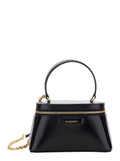 Black Handbag Antigona with removable chain in leather for women Calf Hand Bags