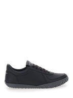 Glide Black Low Top Sneakers With Logo Lettering On The Tongue And Heel Leather For Men - IT 44